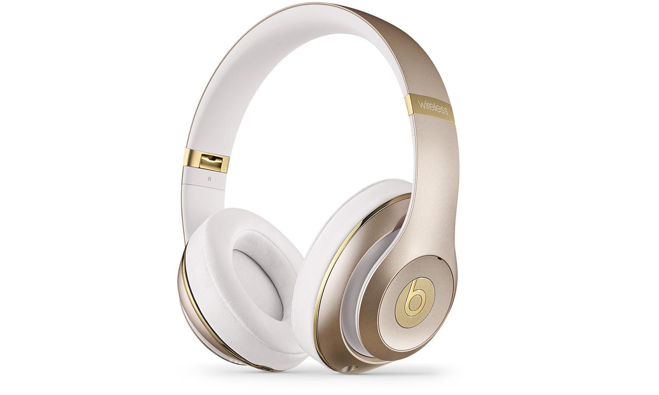 Apple Beats Studio OverEar bezprzewodowe złoty Słuchawki